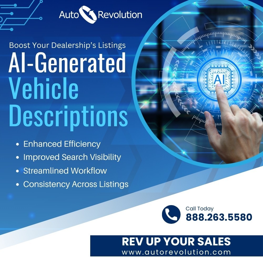  AI Vehicle Descriptions: Enhance Your VDP Content with One Click!