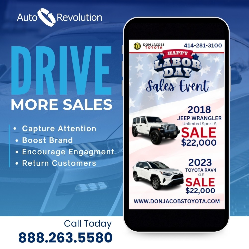 Automotive digital marketing strategies optimize your dealership's online presence, manage websites, run targeted ads, and engage customers, driving traffic, leads, and sales.