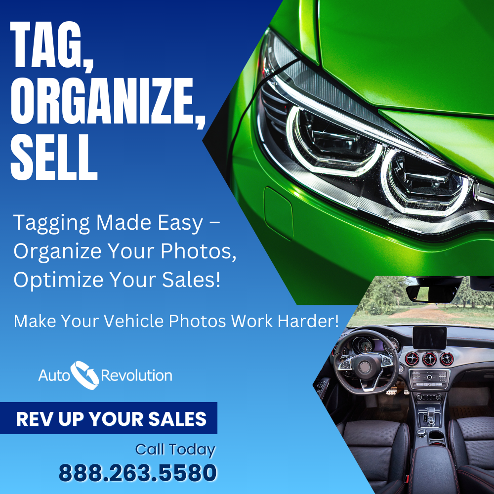 Easy-to-use dealer image tagging tool for photo organization.