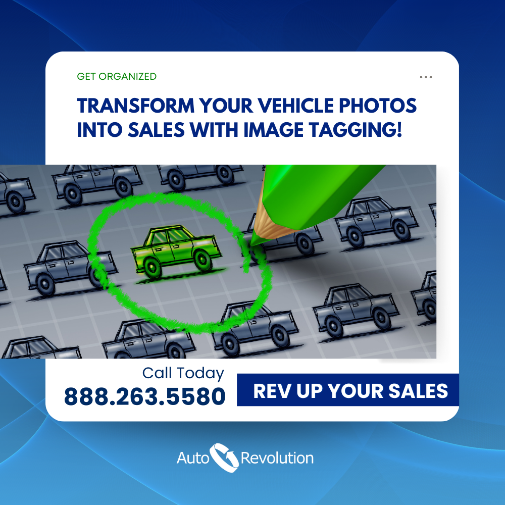 Organize car photos with image tagging for better sales results.