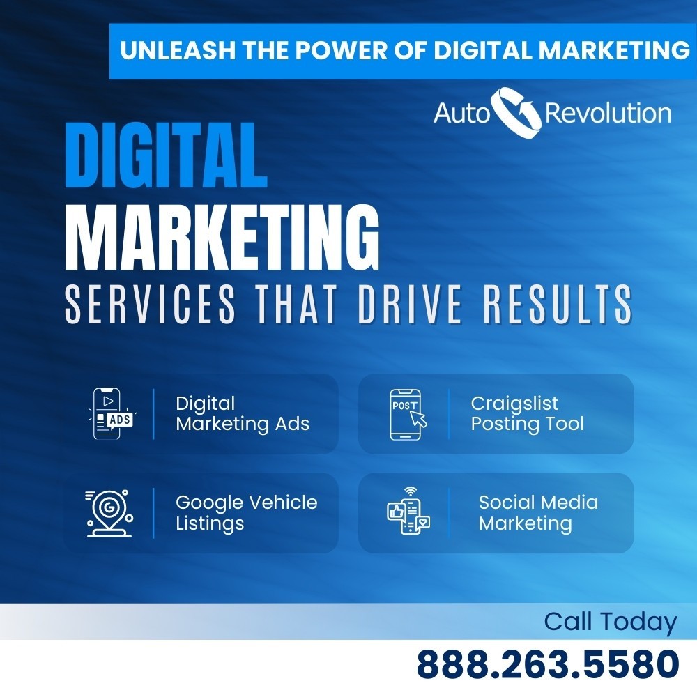 AutoRevolution's Comprehensive Digital Marketing Services for Car Dealerships